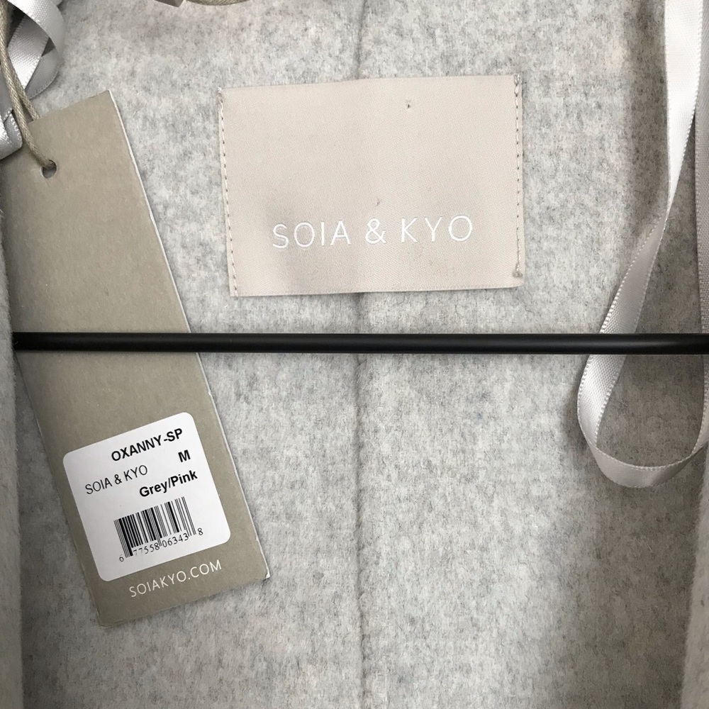 Soia & Kyo Oxana Double Face Wool Wrap Jacket - Picture 7 of 8